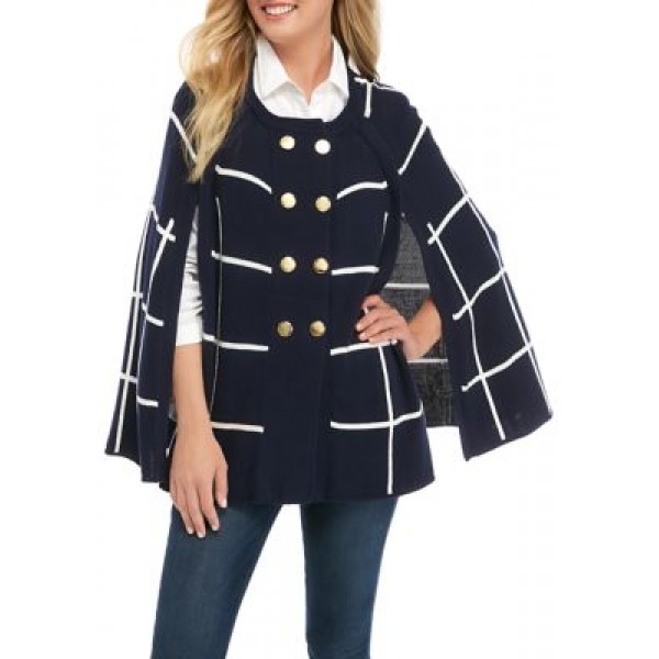 Crown & Ivy™ Women's Pullover Sweater Cape
