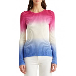 Lauren Ralph Lauren Dip-Dyed Ribbed Sweater 