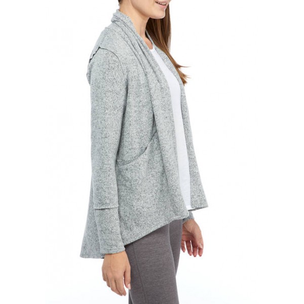 New Directions® Studio Women's Long Sleeve Open Front Cardigan