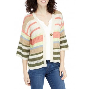 New Directions® Women's Long Sleeve Button Front Cardigan 