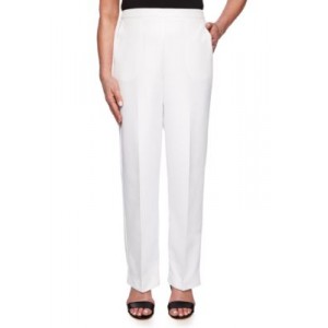 Alfred Dunner Petite In The Navy Proportion Medium Pants 