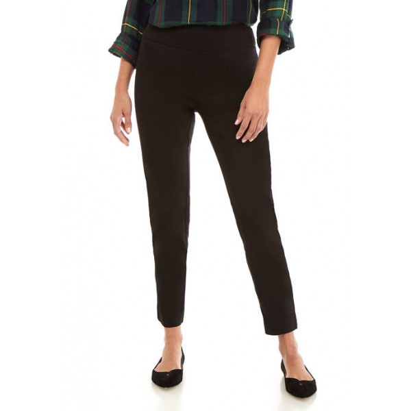 Crown & Ivy™ Women's Pull On Tech Stretch Solid Pants