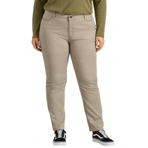 Dickies® Plus Size Perfect Shape Skinny Twill 4 Pocket Pants 