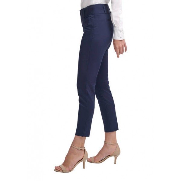 Donna Karan Women's High Waist Straight Leg Pants
