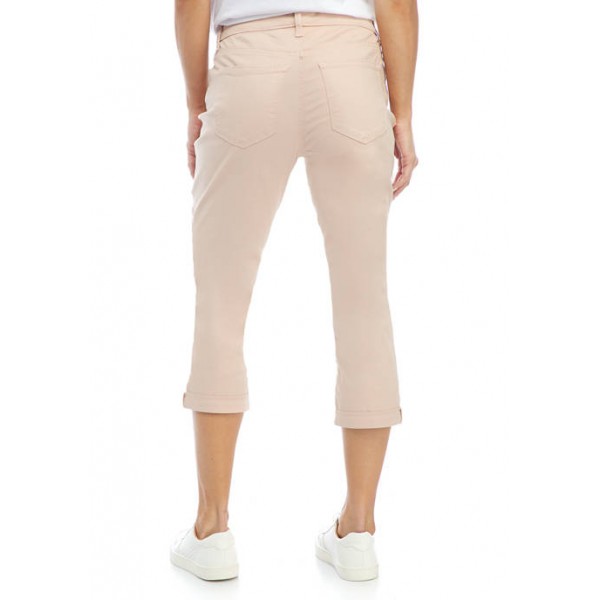 New Directions® Women's Rolled Cuff Cropped Jeans