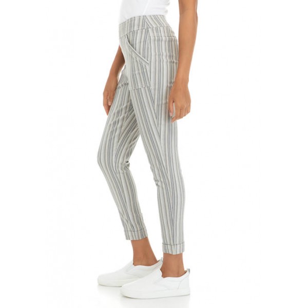 SOHO APPAREL Women's Millennium Porkchop Stripe Pants